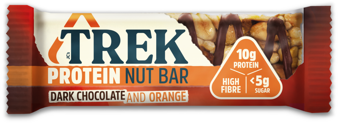 TREK Dark Chocolate & Orange Protein Nut Bar