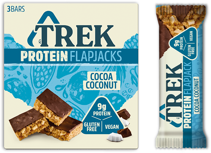 trek protein flapjack cocoa oat